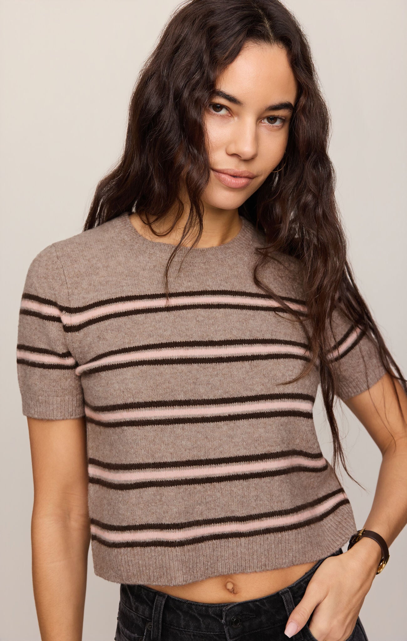 Heather Ash Gatewood Stripe Sweater