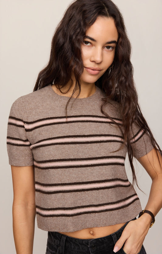 Heather Ash Gatewood Stripe Sweater