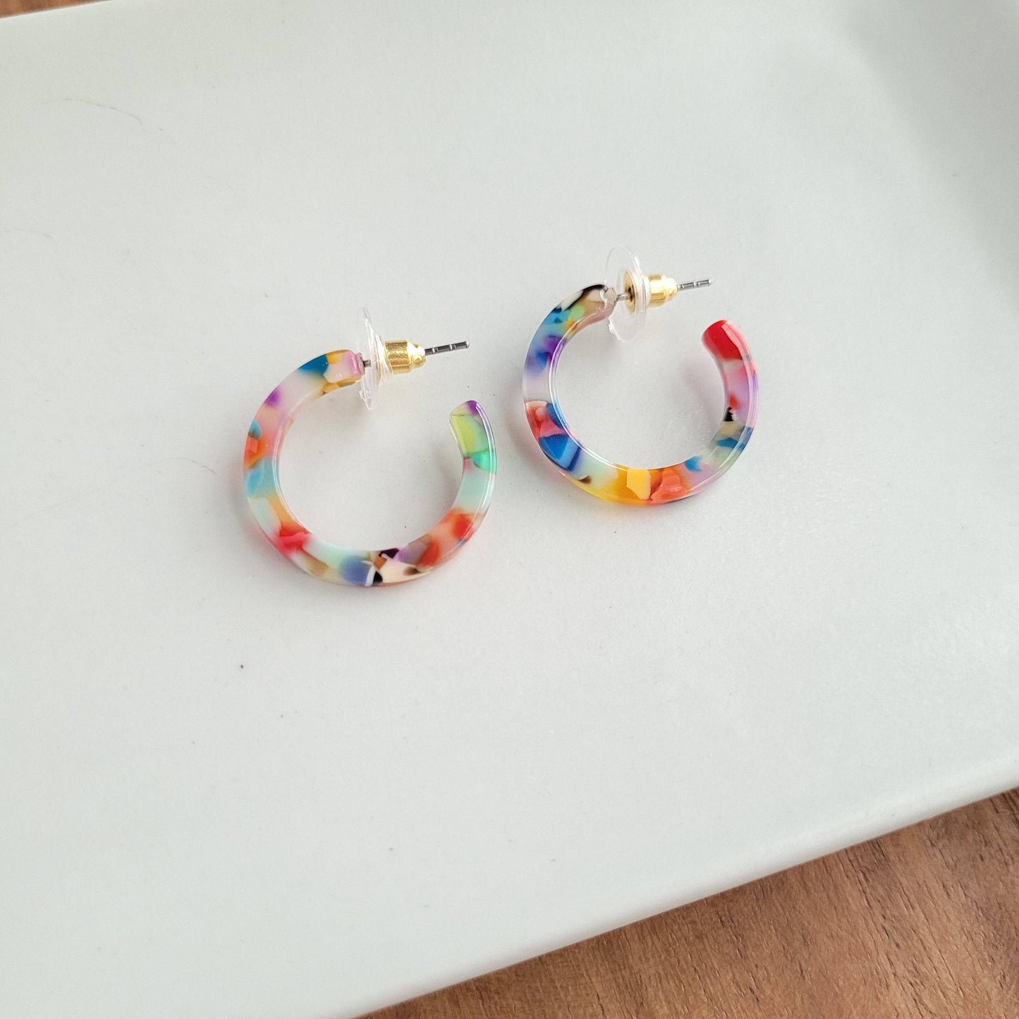 Rainbow Mini Hoops