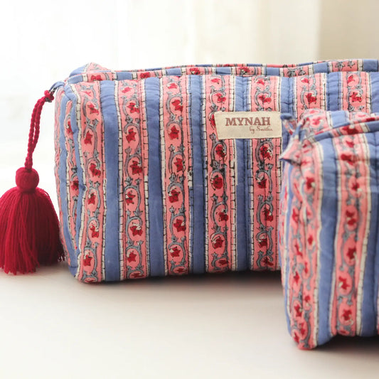 Nantucket Strip Travel/Make Up-Large Only