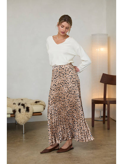 Leopard Maxi Skirt