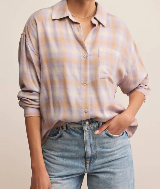 River Plaid Button Up