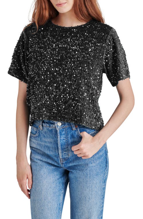 Cressa Black Sequin Top