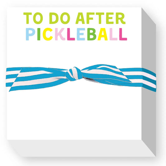 To Do After Pickleball Notepad