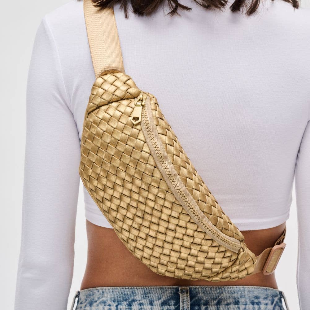 Gold Aim High Woven Neoprene Belt Bag (Copy)