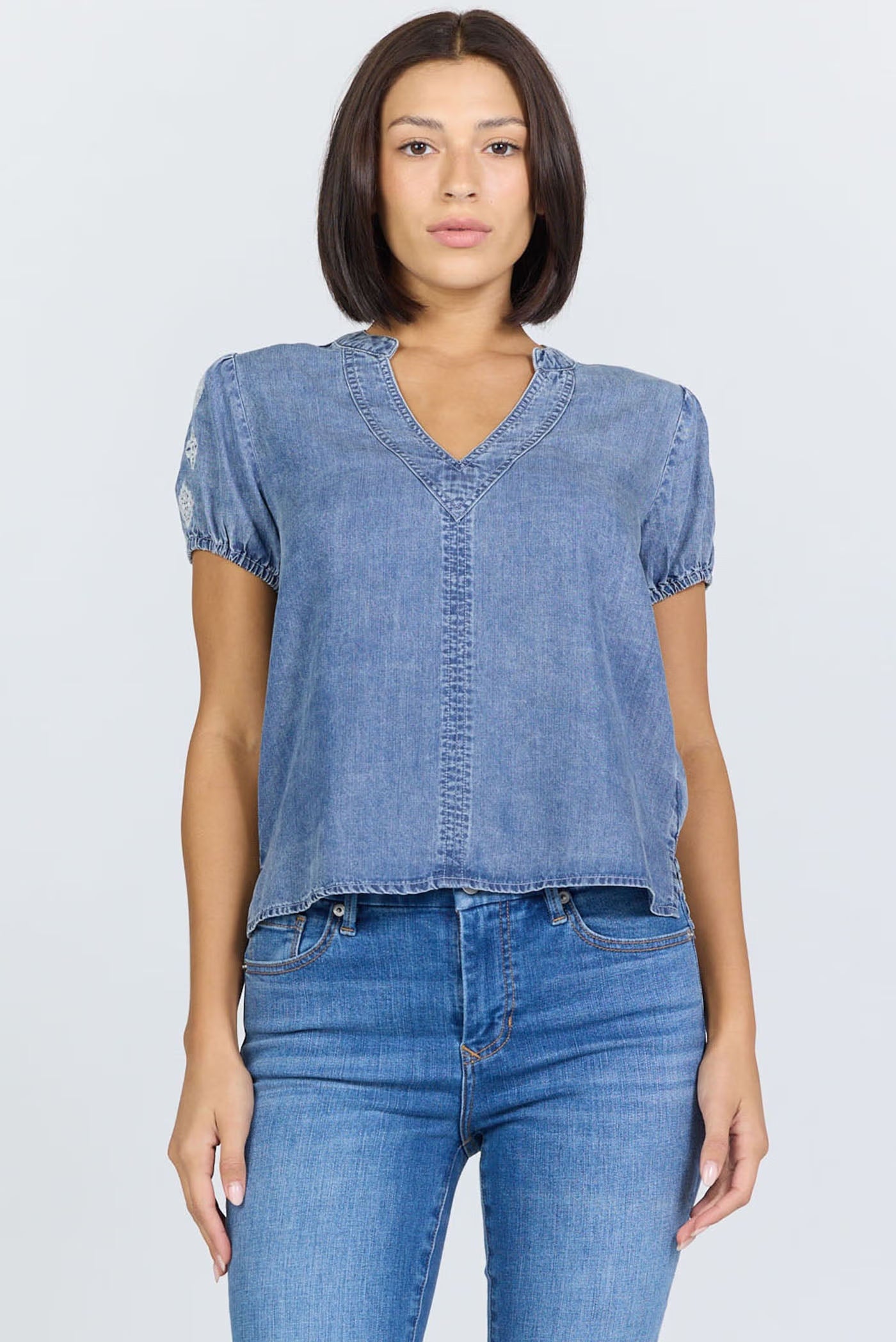 Chaya Top - Blue Steel