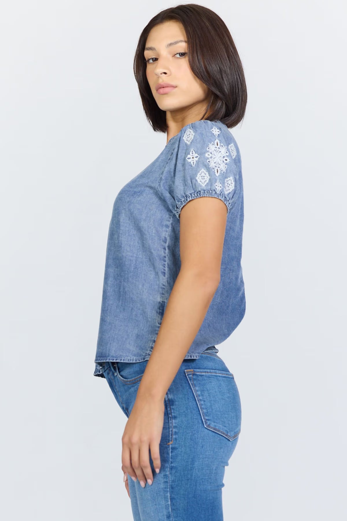 Chaya Top - Blue Steel