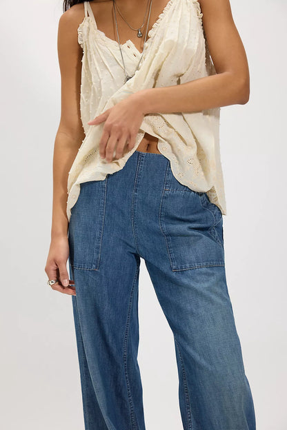 Cobalt Breezy Pull On Pants