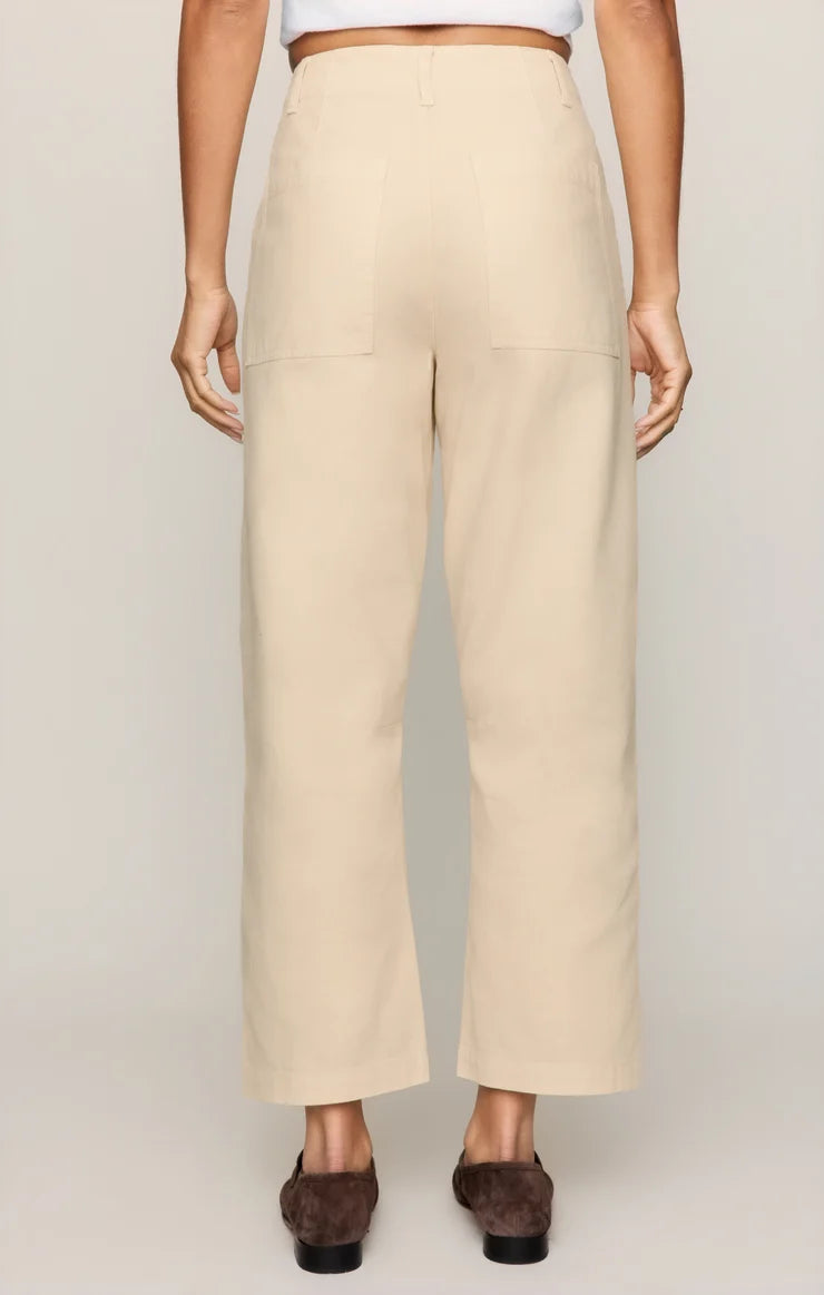 Ecru Colman Bowed Utility Pant