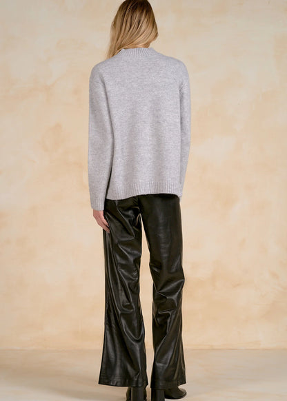 Charcoal Colorblock Sweater