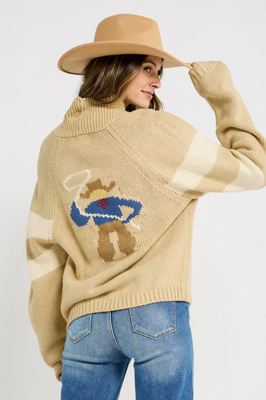 Cowboy Varsity Sweater