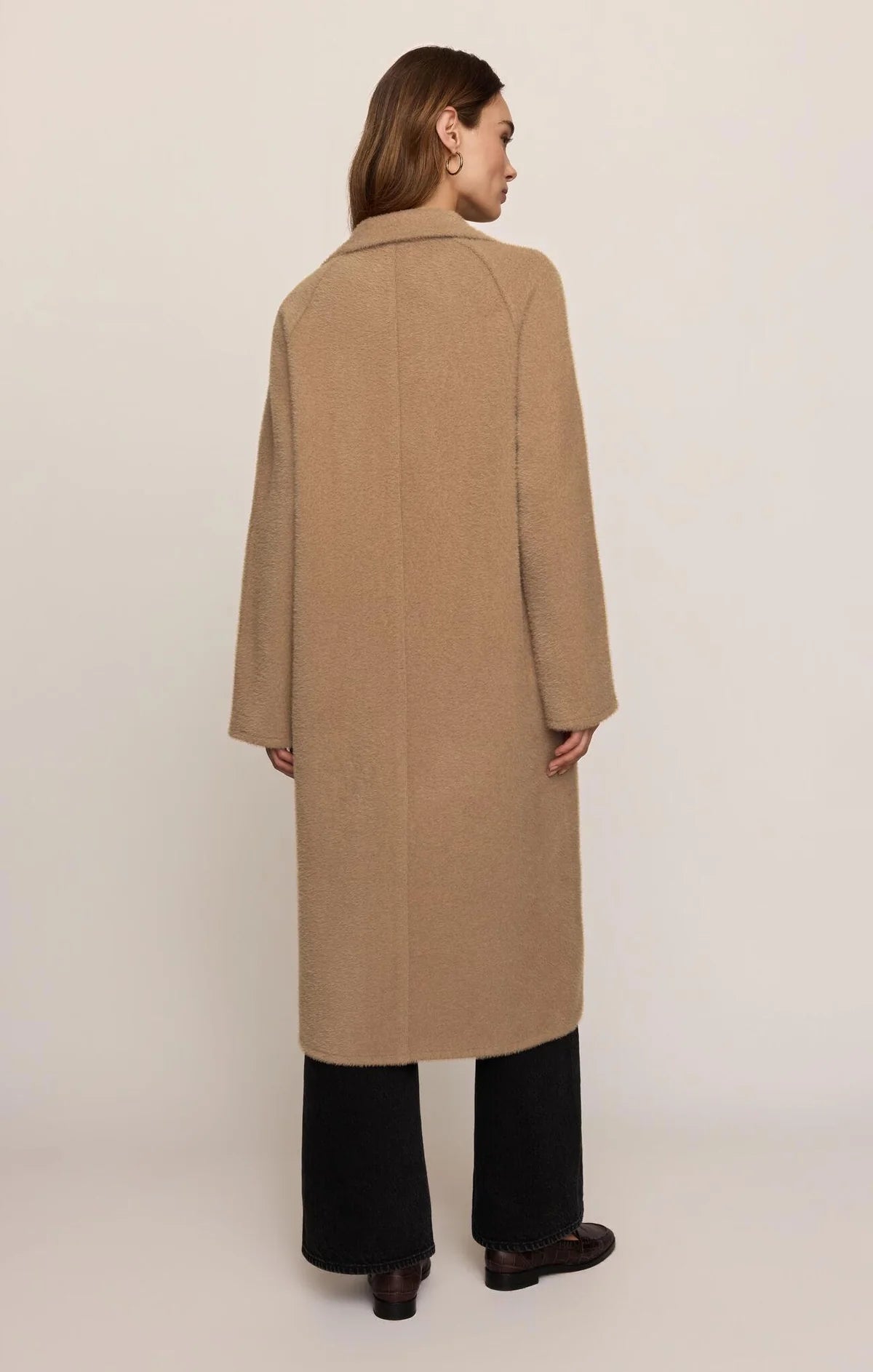 Light Toffee Crosby Cocoon Coat