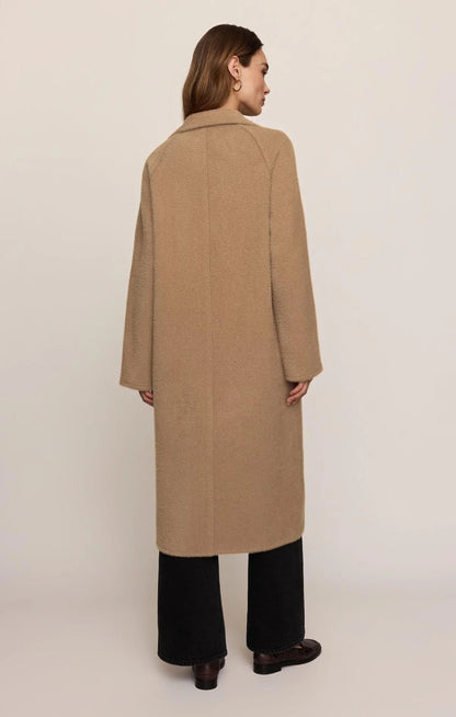 Light Toffee Crosby Cocoon Coat