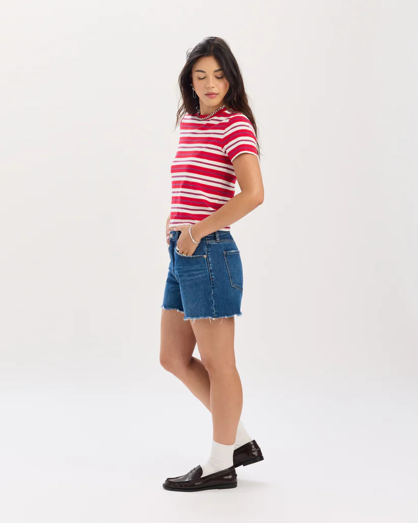 Crossroads Mid Rise Loose Short - Currents