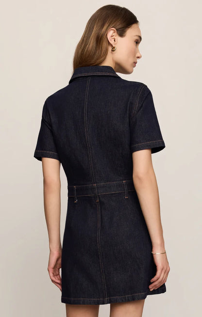 Midnight Air Crush Denim Dress