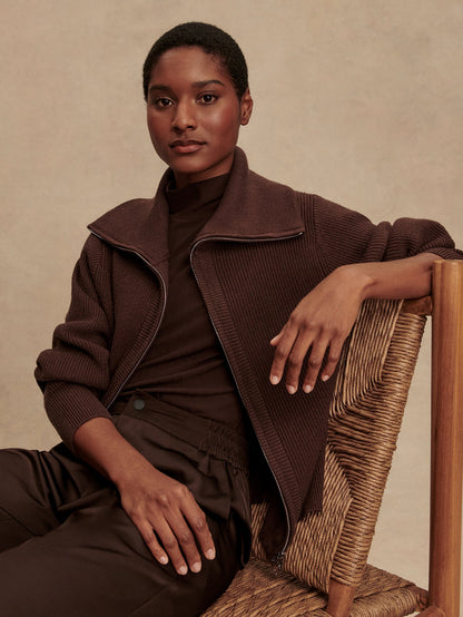 Coffee Bean Enrico Knit Jacket