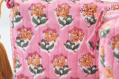 Set of 3 Bubblegum Print Travel Bag