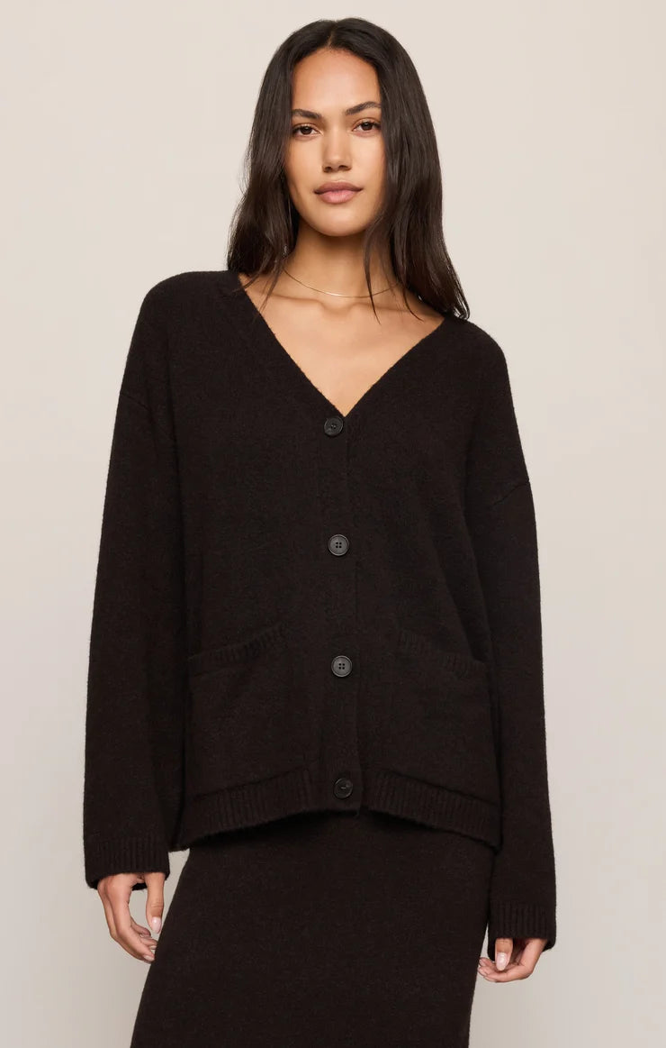 Dark Roast Cozy Moment Cardigan