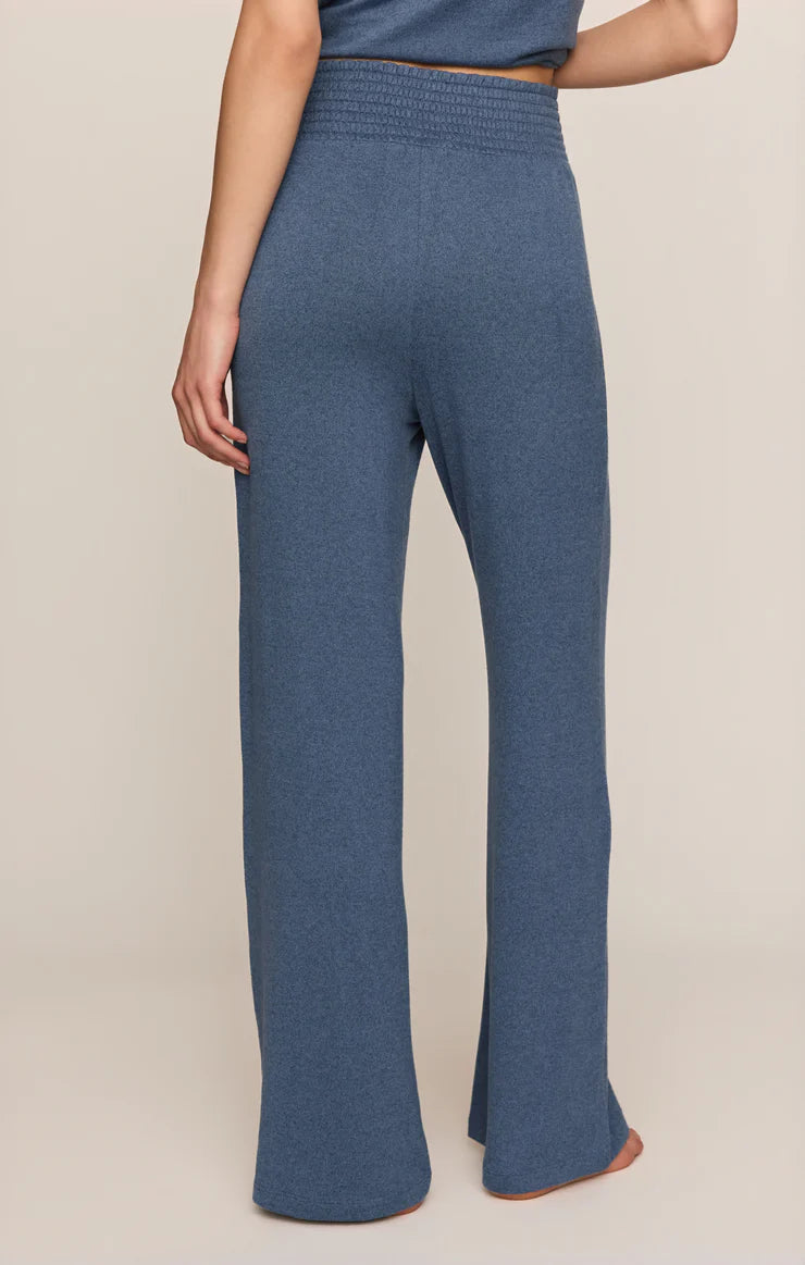 Navy Dawn Smocked Lounge Pant