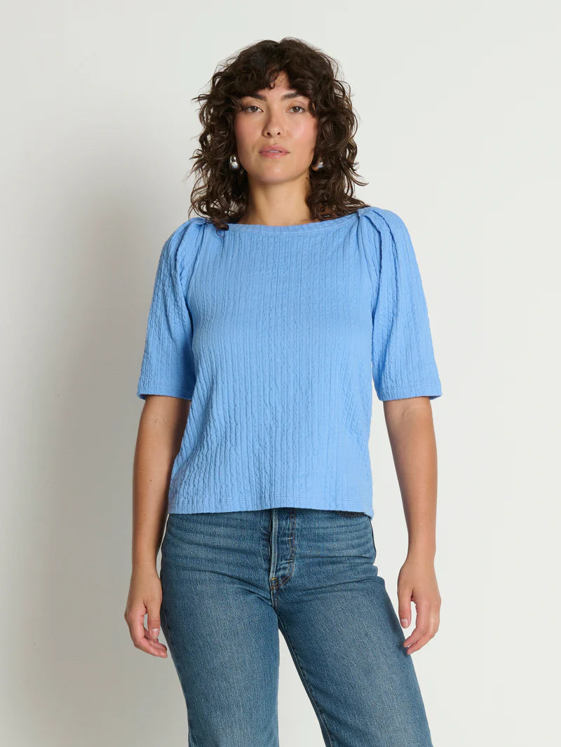 Deana Envelope Shirt - Cornflower