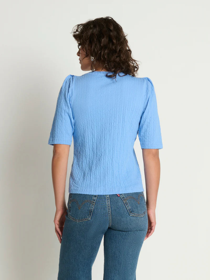 Deana Envelope Shirt - Cornflower