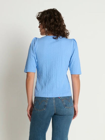 Deana Envelope Shirt - Cornflower