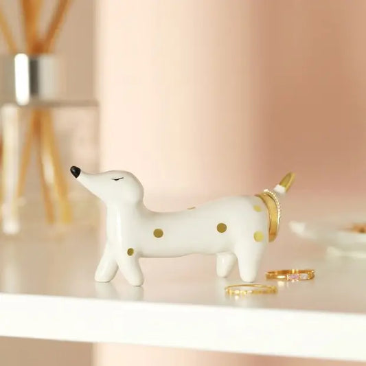 Ceramic Dog Ring Holder