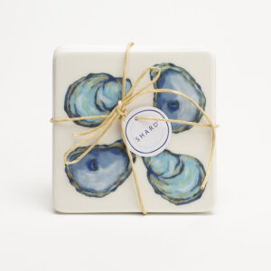 Oyster Coasters - set of 4