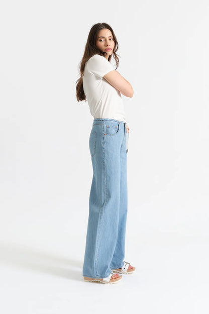 Madison Mid Rise Wide Leg