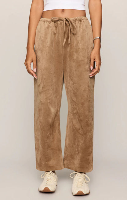 Light Sand Drift Suede Pant