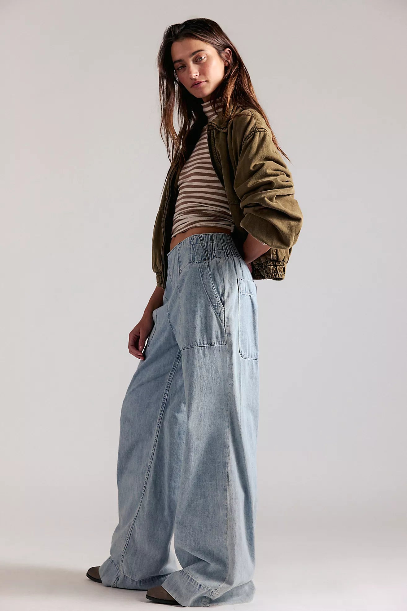 Breezy Pull On Pants - Dusk
