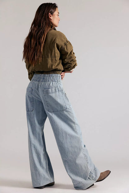 Breezy Pull On Pants - Dusk