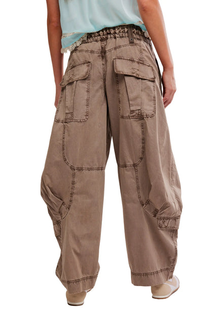 Dusted Cocoa Parachute Pant