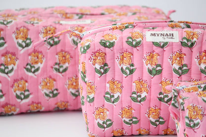 Set of 3 Bubblegum Print Travel Bag