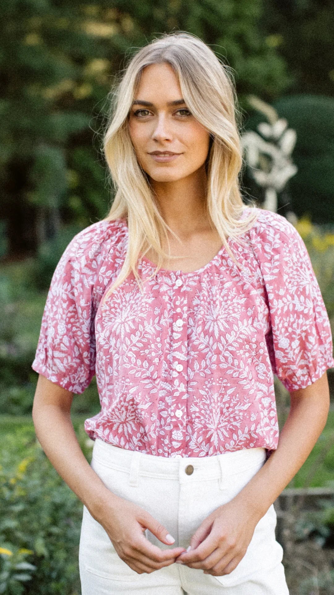 Rose Floral Everly Top
