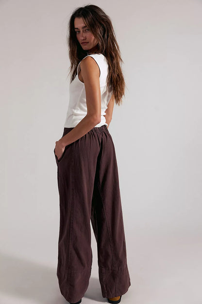 Day's End Linen Pants - Espresso