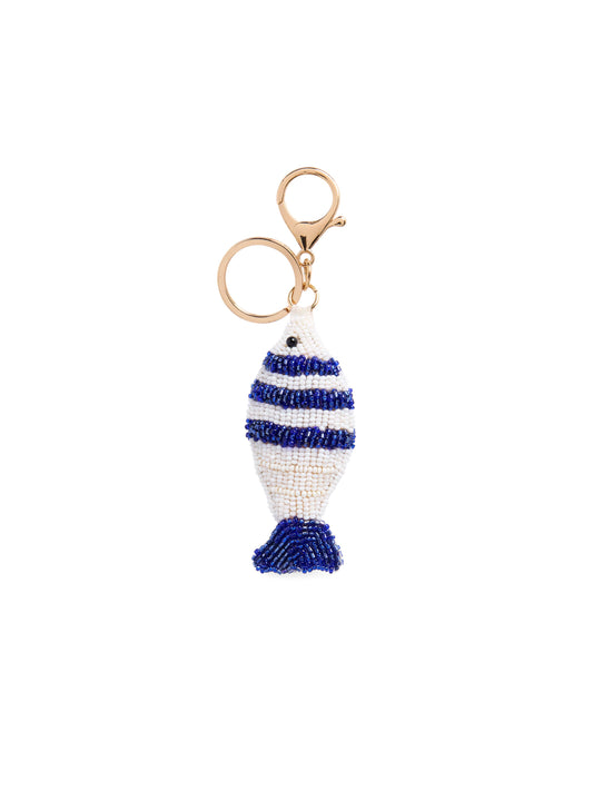 Beaded Fish Bag/Key Charm