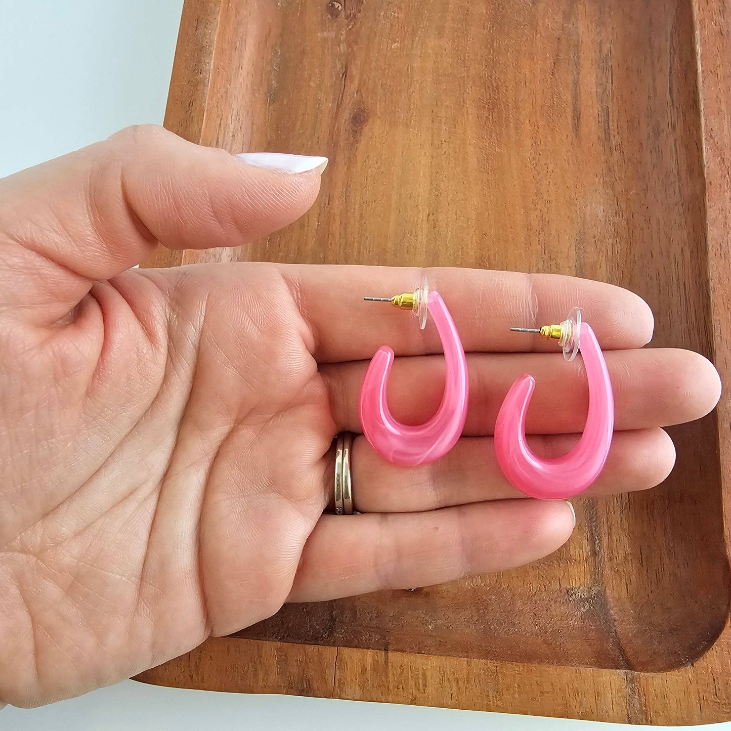 Berry Pink Hoops