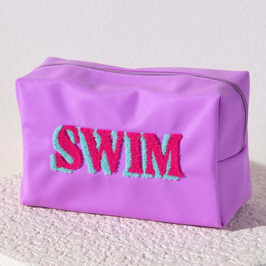 Lilac Joy Swim Zip Pouch