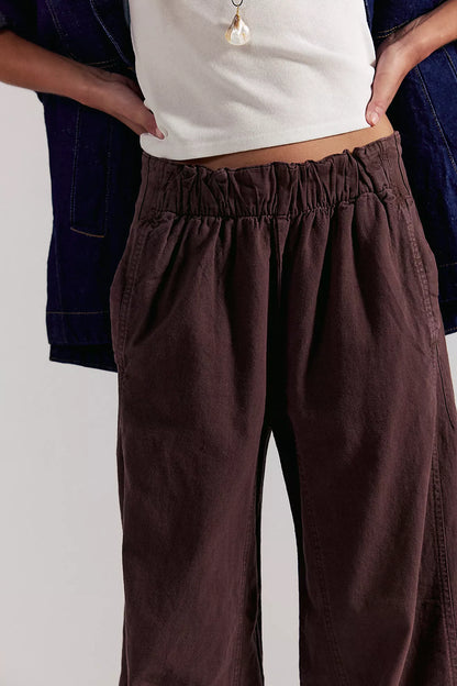 Day's End Linen Pants - Espresso