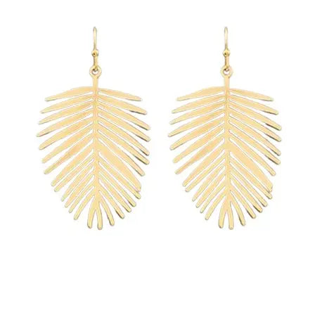 Gold Leaf Earrings