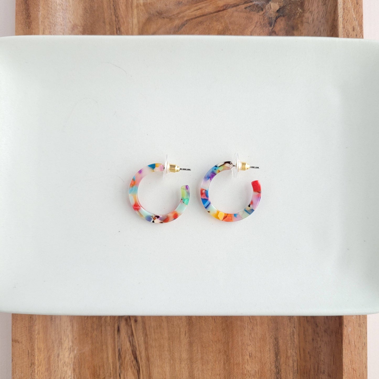 Rainbow Mini Hoops