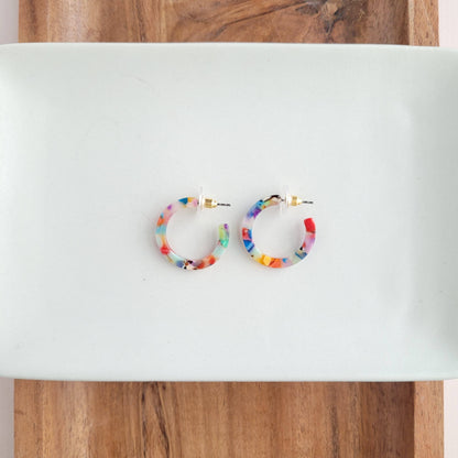 Rainbow Mini Hoops