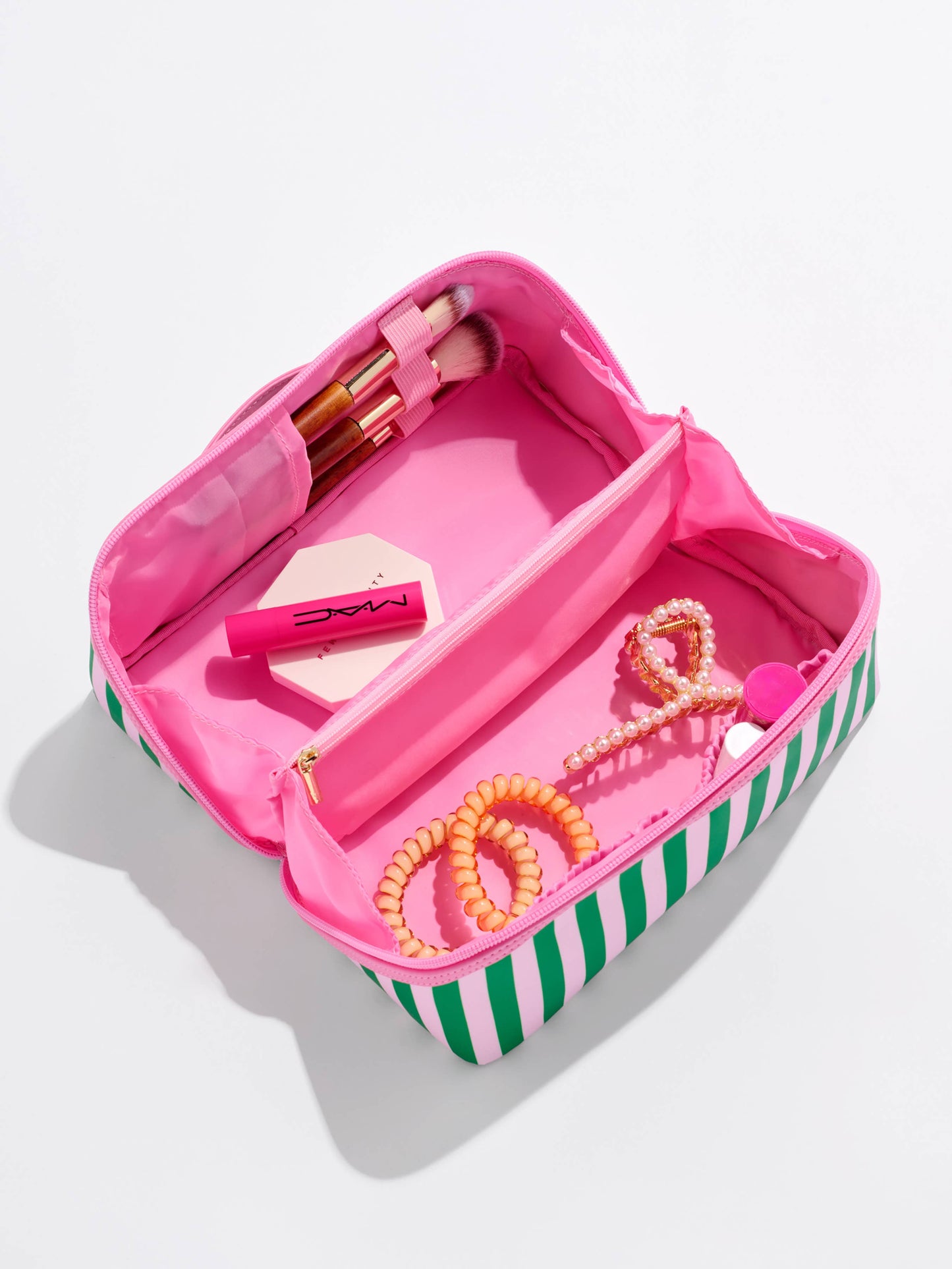 Pink/Green Cosmetic Pouch
