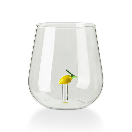 Lemon 21oz Stemless Wine Glass