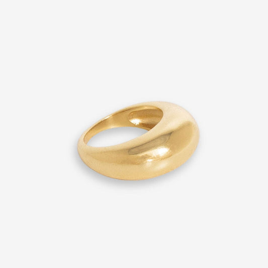 Faye Dome Ring Brass Ring