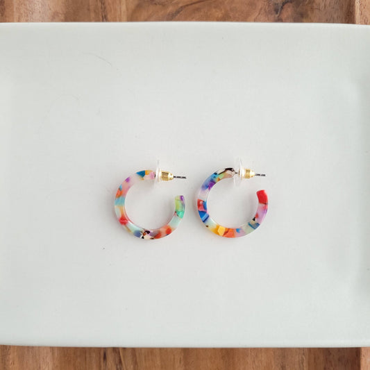 Rainbow Mini Hoops
