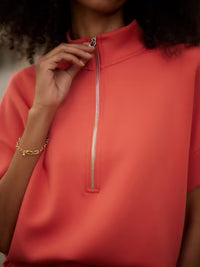 Ritchie Short Sleeve Sweatshirt- Summer Fig