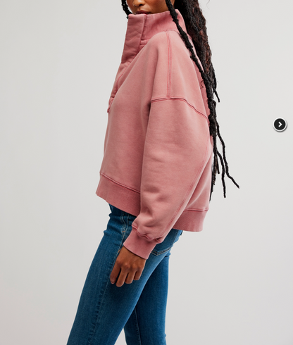 Coral Timeless Pullover Sweatshirt