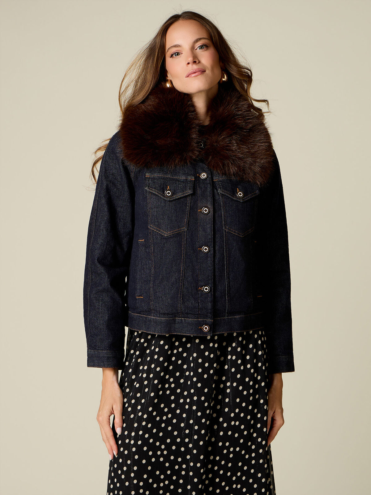 Fur Jean Jacket